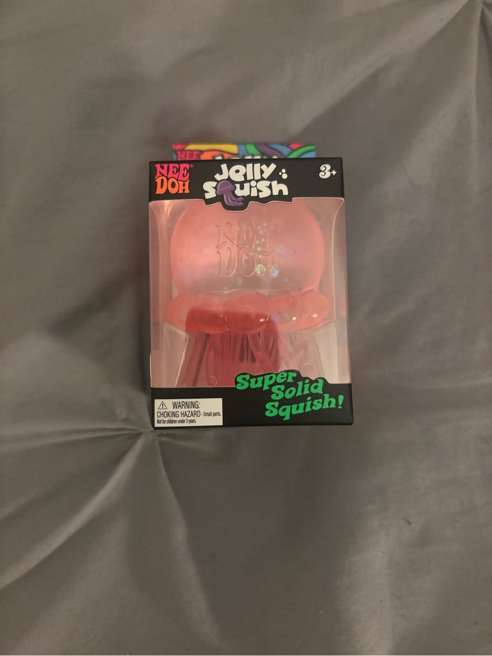 AUTHENTIC NeeDoh Jelly Squish Jellyfish- Pink